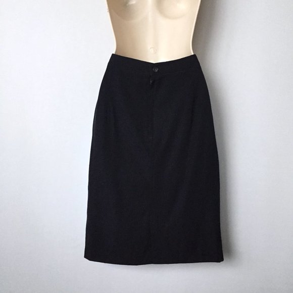 EMPORIO ARMANI Black Pencil Skirt - Picture 6 of 11